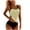 Beige, variant on Womens 4th of July Tankini Swimsuits Independence Day Patriotic Two Piece Side Drawstring Modest Bathing Suits USA Flag Print Blouson Tankini Tops