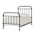 thumbnail image 2 of Weston Home Nottingham Metal Twin Bed, Frost Grey, 2 of 7