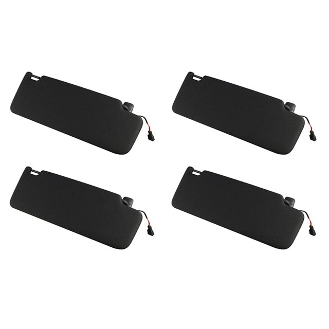 4X Car Front Left Inner Visor with Mirror for Golf7 MK7 2014-2017 5GG857551 5GG857552