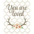 thumbnail image 2 of Robinson, Tamara 20x24 White Modern Wood Framed Museum Art Print Titled - You Are Loved, 2 of 4