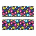 thumbnail image 2 of Colorful Bench Cushion Set of 2, Doodle Style Lively Colored Daisy Blooms Cheerful Fun Garden Composition, Standard Size Foam Pad and Decorative Cover, Multicolor, by Ambesonne, 2 of 4