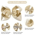 thumbnail image 5 of 2 PCS 6" Hair Bows for Girls, 5 of 5