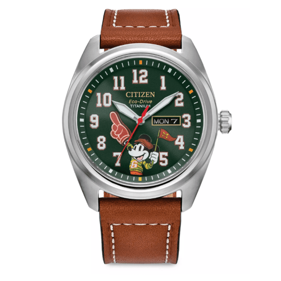 Disney Mickey Mouse Collegiate Watch for Adults by Citizen New With Tag