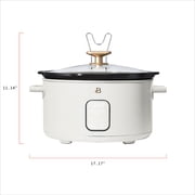 Beautiful 6 Qt Programmable Slow Cooker, White Icing by Drew Barrymore