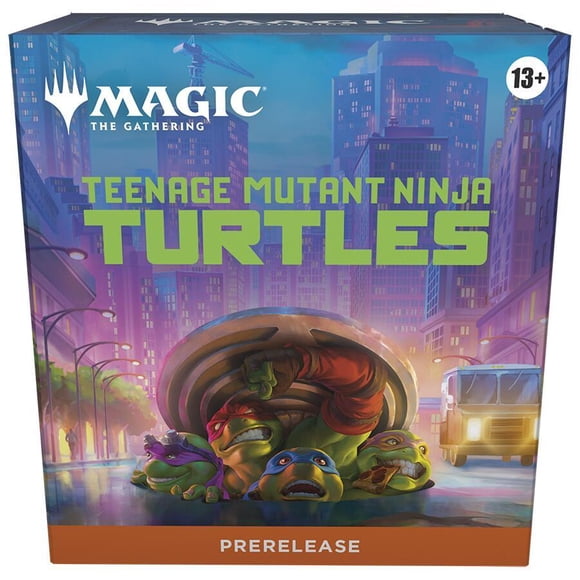 Magic: The Gathering Les Tortues Ninja - Trousse de Pré-Lancement - 6 Paquets de Jeu, Carte Promo