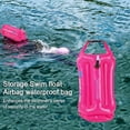 thumbnail image 4 of Flotador de seguridad para nadar de 20 l con boya de natación para sala de almacenamiento para kayak (rosa roja), 4 of 7
