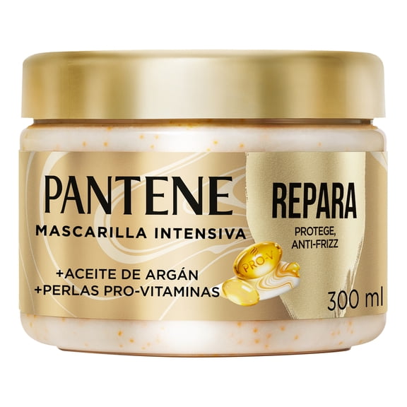 Mascarilla para cabello Pantene Repara, Protege y Antifrizz con Aceite de Argán 300 ml