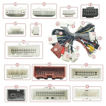16Pin Stereo Radio Android Wiring Harness Adapter Connector For Mazda CX-5 14-16