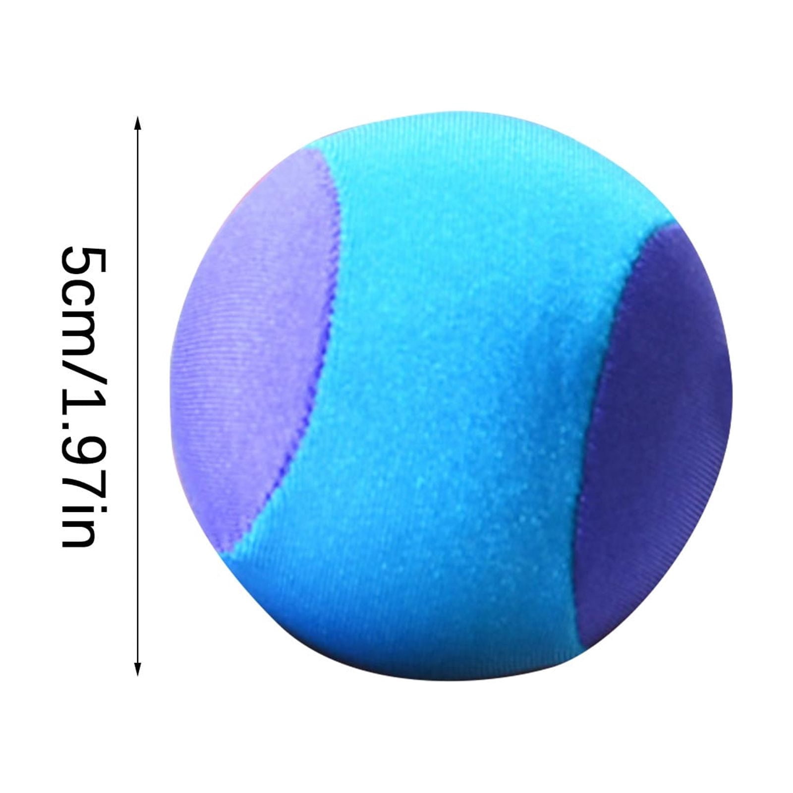 LEJHVAQK 4Pc 1.97in Sticky Balls Replacement Soft Juggling Balls Fabric Bean Bags for Target Throwing Game Toss Games Beginners Sensory Outdoor Yard Camping Travel Toys
