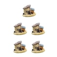 thumbnail image 1 of ZheElen Fairy Garden Kit Not Fade Easily Beautiful Eye-catching Lightweight Terrarium Decor Different Display Balcony Decoration Type 4 5Set, 1 of 6