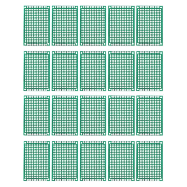 Unique Bargains PCB Board Single Sided Prototyping Boards Plated Through Holes 40mmx60mm, 20 Count