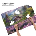 thumbnail image 4 of 1000 PCS 1000 Piece Wooden Puzzle For Adults Lavender Cottage,Unique Artwork For Adults,Charm Lavender Cottage Puzzle,1000 Piece Jigsaw Puzzle For Adults Challenging Puzzle Perfect For Game Nights, 4 of 6