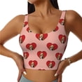 thumbnail image 1 of Balery Basset hound dog with paw Sujetadores deportivos con espalda cruzada para mujer, acolchados, sin costuras, de alto impacto, ideales para yoga, gimnasio, entrenamiento y fitness.-XX-Large, 1 of 8