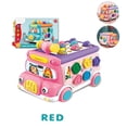 thumbnail image 2 of Juguete De Autobús, Juguetes De Aprendizaje Musical Para Bebés Con Luz De Sonido, Reloj De Juguete De Juego Whack-A-Mole, Regalo De Educación Temprana Para Niños Pequeños Y Niñas Yuarrent FN003499-02, 2 of 6