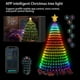 thumbnail image 2 of Luz decorativa LED para árbol de Navidad de 2,1 m, luz LED inteligente iDeal, aplicación de control, cadena de luces de imagen DIY para envío rápido, 2 of 4