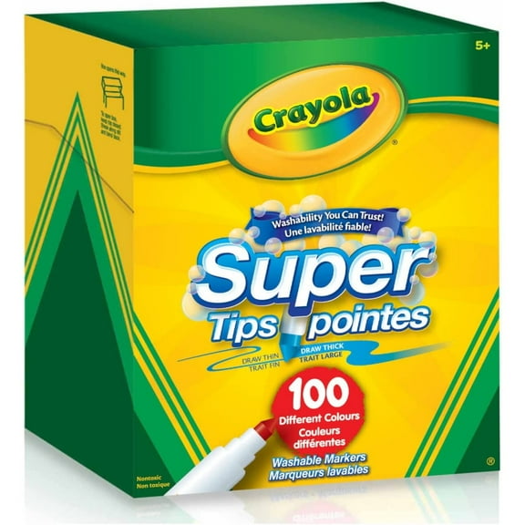 Crayola Super Tips Washable Markers - 100 Count [House & Home]