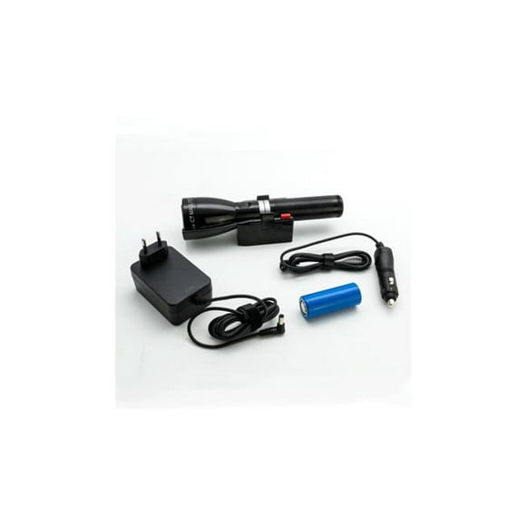 Maglite MAG-ML150LRS-1019 Flashlight Life PO4 Battery Charging Cradle 12V Car Adapter & Converter