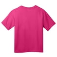 thumbnail image 5 of Fruit 100% Tee Youth CyberPink, 5 of 5