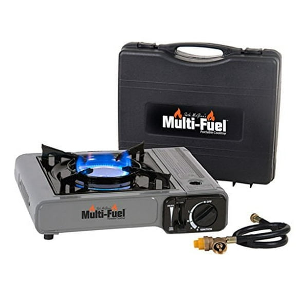 CanCooker Multi-Fuel Camp Stove, Butane and Propane, Portable Cooktop with Carry Case