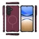 thumbnail image 4 of Funda para Samsung Galaxy A54 de 5G [Compatible con Airbag de Grado Militar MagSafe], Funda Protectora Anticaída para Teléfono de Color Sólido, Rojo Vino, para Galaxy A54(5G), 4 of 8