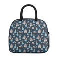thumbnail image 2 of Womens Dark Blue Princess Castle Pattern Lunch Box for Work,Insulated Lunch Bag for Women,Loncheras Para Mujer,Leakproof Adult Lunch Bag for Work,Beach,Travel,Picnic,Camping, 2 of 7