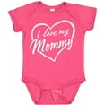 thumbnail image 3 of Inktastic I Love My Mommy in White Chalk Heart Boys or Girls Baby Bodysuit, 3 of 5