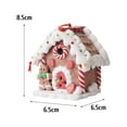 thumbnail image 2 of Christmas LED Resin House Decorations Luminous House Pendants LED Lights Christmas House Decorations, 2 of 9