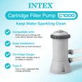 thumbnail image 3 of Intex 1000 GPH Easy Set Above Ground Swimming Pool Filter Pump 110-120V w/ GFCI, 3 of 12