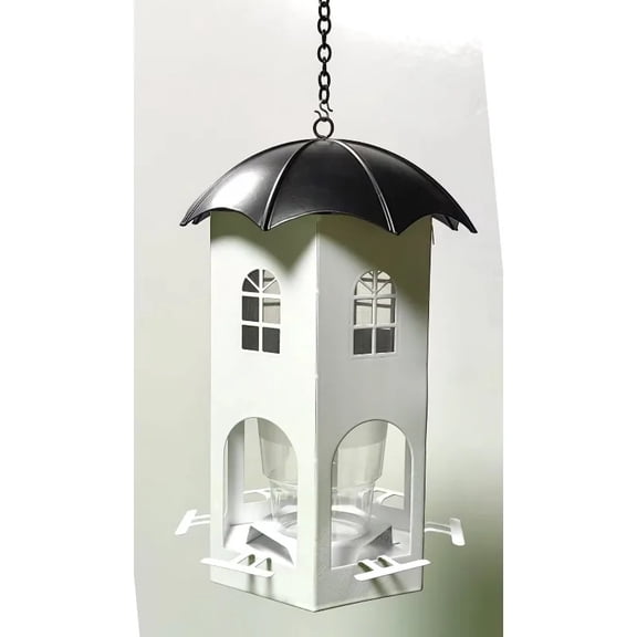 1pcs Heavy-duty metal suspended bird feeder towers suitable for birds. Suitable for garden, backyard and garden decoration.