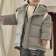 thumbnail image 1 of XIMIN Toddler Girls Puffer Padded Jackets Water-Resistant Fleece Lined Ripstop Puffer Jacket Zip Up Lightweight Thicken Fleece Lined Warm Winter Coats, 1 of 9