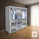 thumbnail image 4 of Closet Ropero Armable 3 Puertas Organizador Portatil gris 1, 4 of 8