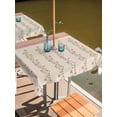 thumbnail image 2 of Outdoor Tablecloth with Umbrella Hole for Patio/Picnic/Party/Camping, Spring Pink Floral Waterproof Table Cloth Square Cover Washable, Vintage Farmhouse Flowers Art (54"x 54"), 2 of 8