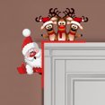 thumbnail image 2 of GiLiling Christmas Door Frame Decoration Santa Wooden Sign DIY Xmas Door Corne Decor Door Corner Creatives Home for Home Doors Windows Walls Party Craft Decorations, 2 of 5
