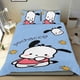 thumbnail image 1 of Pochacco Conjunto de sábanas temático, trío de piezas, cómodo y amigable con la piel, diseño único, regalo de decoración para el hogar para familiares, amigos y fans,135cm *200cm, 1 of 6