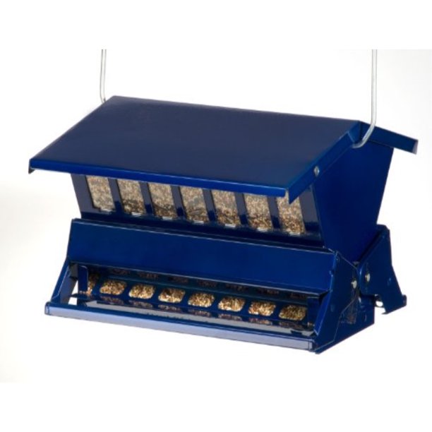 Woodlink Absolute II Electric Blue Squirrel Resistant Bird Feeder Model