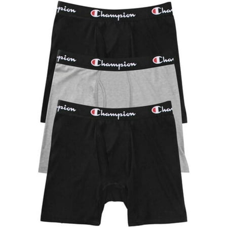 Champion Mens Everyday Comfort Boxer Briefs 3-pack, 2XL 