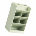 thumbnail image 1 of Modern Slanted Design Pen Holder Large Capacity 5 Compartments Pen Case for School and Office, 1 of 7