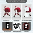 thumbnail image 5 of IAUYY Retardant PC Material Duplex Outlets Switch Plate Covers Easy DIY Installation with Screws Light Switch Cover Plate Running Santa Claus, 5 of 9
