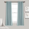 thumbnail image 1 of Juego de Paneles de Cortina Opacos Lush Decor Aislados 52x63 Azul, 1 of 2