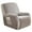 Light Gray, variant on Lapalife Recliner Couch Covers Velvet Plush 4-Pieces Recliner Chair Slipcovers with Elastic Bottom, Light Gray