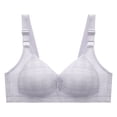 thumbnail image 1 of Aayomet Womens Bras Full Coverage Cup Light Padded Underwire T Shirt Push Up Bra Comfort Daily Essentialss Support (Gray, 42), 1 of 4