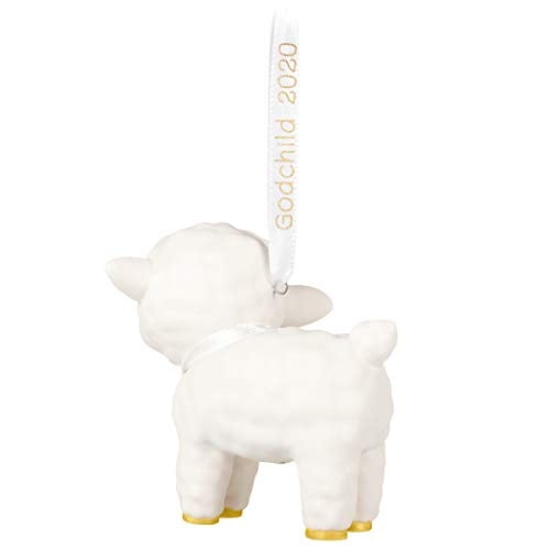 Adorno de recuerdo de la selección de sello 2020 fechado por año, cordero de ahorro, porcelana Hallmark Keepsake Ver descripción