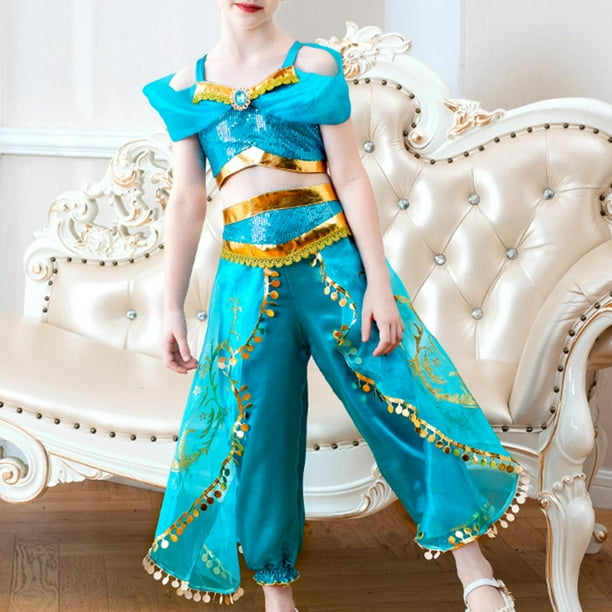 Disfraz de princesa arabe Disfraz de princesa arabe para ninas pequenas Disfraces de princesa Jazmin para ninos Disfraz de para cosplay Disfraz clasico de hadas Atuendos para Walmart en linea