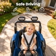 thumbnail image 5 of Jeep 12V Ride on Car with Remote Control/Bluetooth, Jeep Wrangler Rubicon Battery Powered Ride on Truck Toy w/Dual Wheel Suspension, Electric Car for Kids Toddler, Blue, 5 of 8