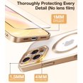 thumbnail image 4 of Funda Meifigno para iPhone 16 Pro Max de 6,9 pulgadas con 2 protectores de pantalla y correa para la muñeca, 4 of 7