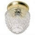 thumbnail image 2 of Satco Products B439751 77-125 1 Light - 6 in. - Ceiling Fixture - Clear Pineapple Glass - Polished Brass, 2 of 2