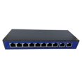 thumbnail image 1 of Inteprter 9 Port 10/100Mbps 8 POE Port Adapter & Uplink Ethernet 2 Over Switch Power Teléfono y Comunicación, 1 of 1
