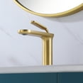 thumbnail image 4 of Deck Mounted Single Hole Bathroom Sink Faucet, Single Handle Bathroom Basin Faucet, 4 of 10