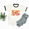 thumbnail image 4 of Fall Leaves Watercolor - Women's Ringer Graphic T-Shirt, 4 of 12