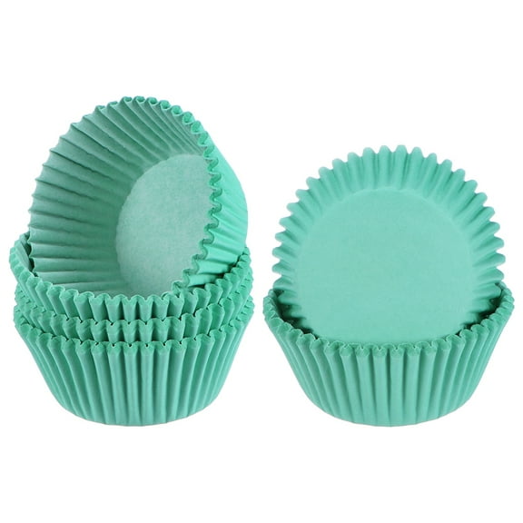 Uxcell 100-Pack Standard Cupcake Liners for Baking, Greaseproof Cupcake Wrappers for Wedding/Birthday/Party/Christmas[Light Blue]